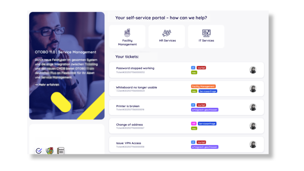 OTOBO Service Catalog - Add-On 2